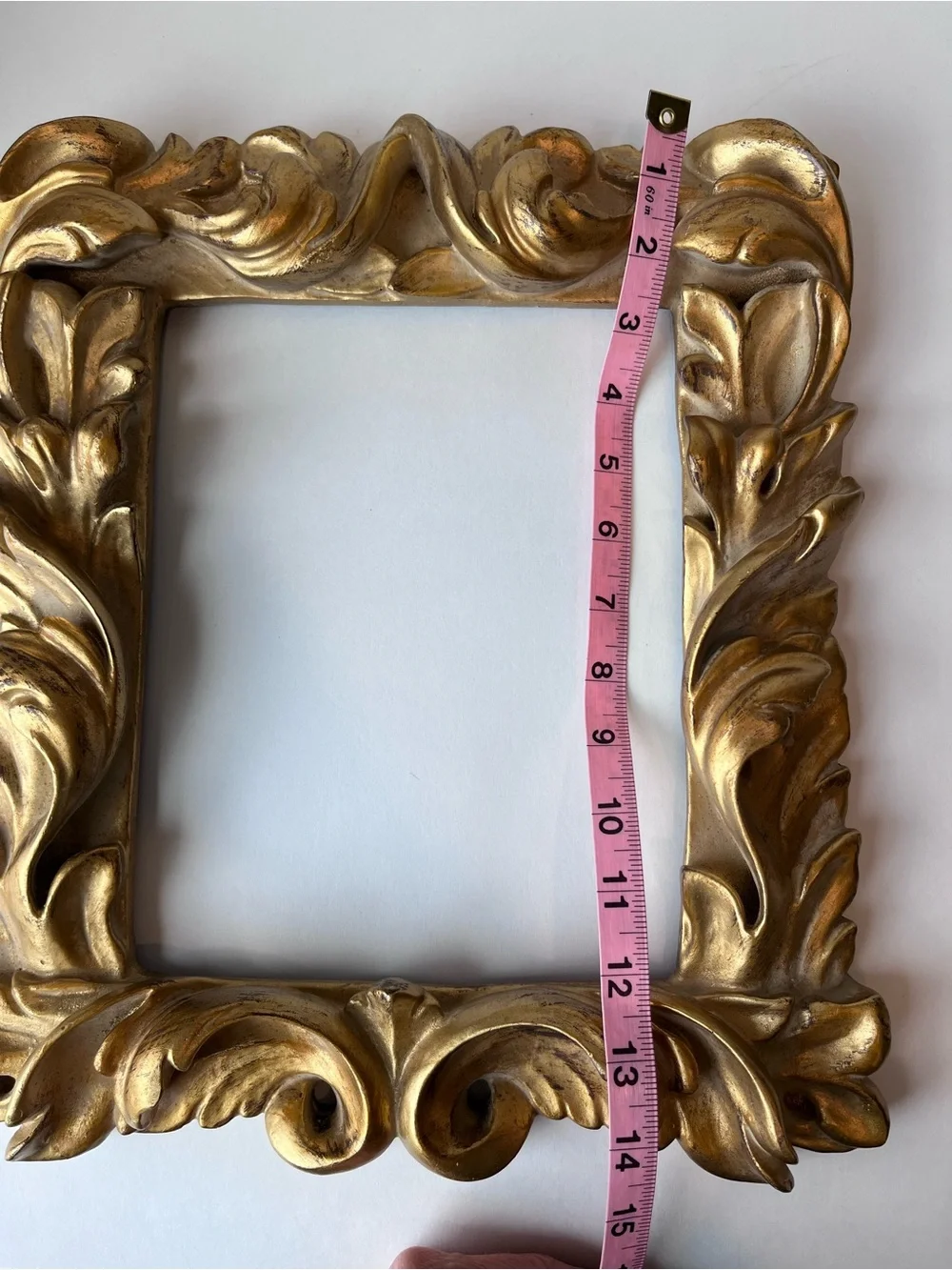 Vintage Gold Frame Florentine Chunky Ornate Made in Mexico 8x10 Picture